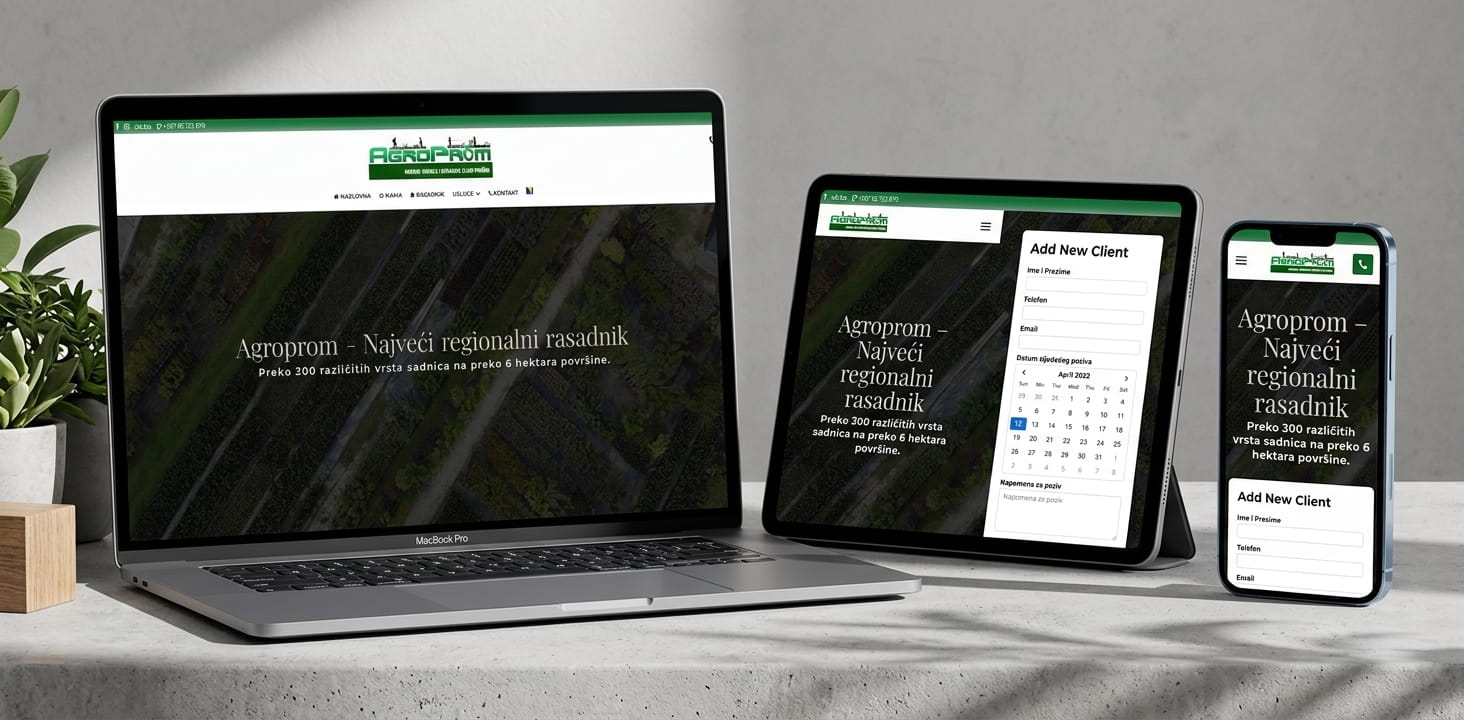 Custom web design i izrada logotipa
